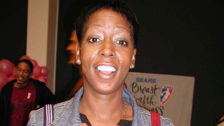 "Big Brother 2" contestant Monica Bailey attends Sears WNBA Breast Health Awareness Celebrity Game