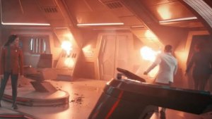 The flamethrowers on the set of “Star Trek: Discovery”