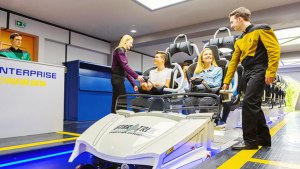 Star Trek: Operation Enterprise ride at Movie Park Germany.