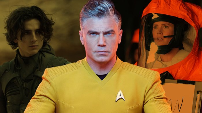 Paul, Captain Pike, and Dr. Louise Banks
