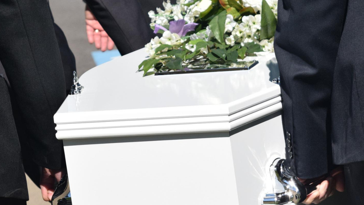 A casket.