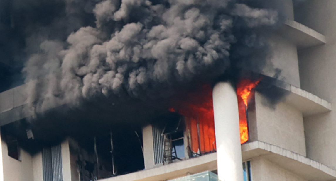 Apartment fire