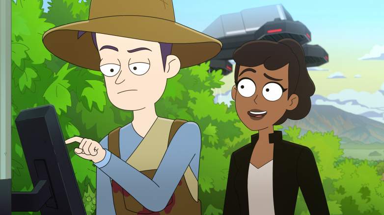 Boimler and Mariner in the vineyards