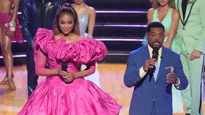 Tyra Banks and Alfonso Ribeiro