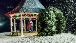 A scene from Engaging Father Christmas.