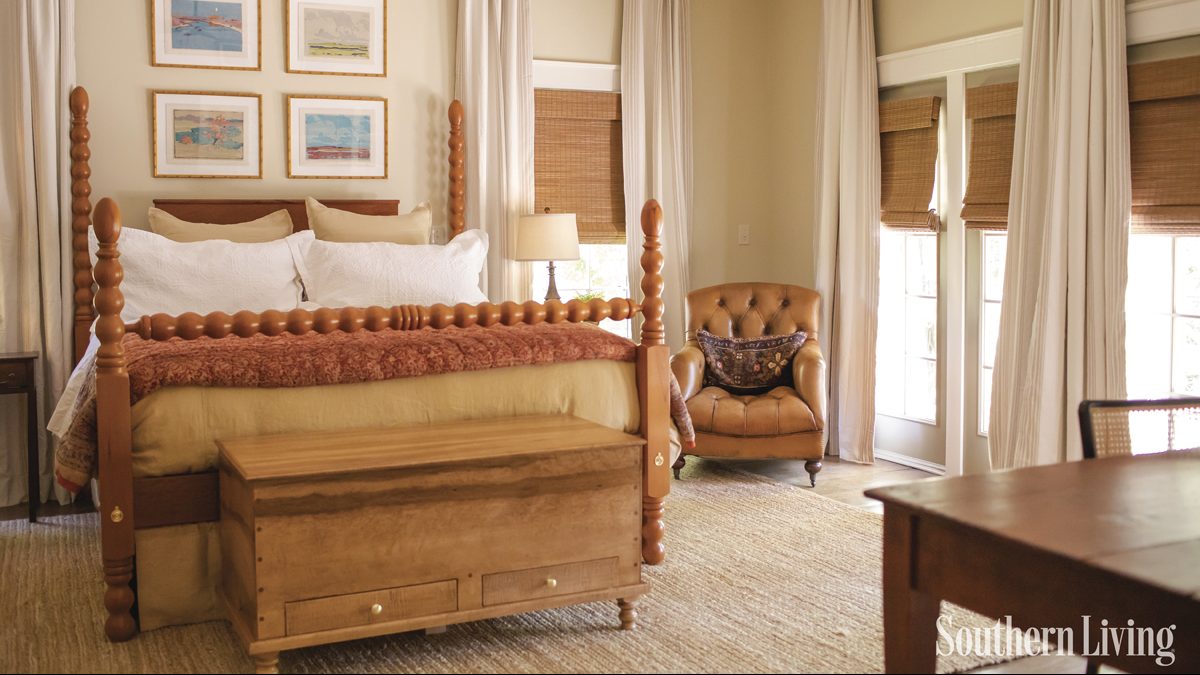 Erin and Ben Napier's primary bedroom