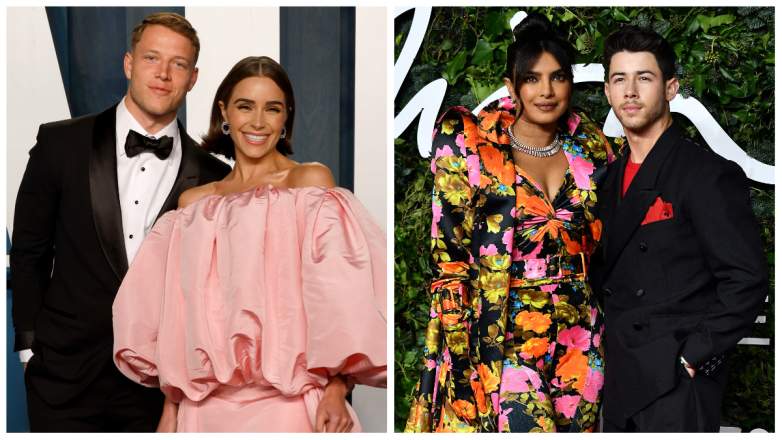 Olivia Culpo and Nick Jonas with partners