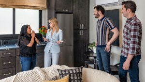 Cheryl Hines surprises her former assistant Sarita Williams on Celebrity IOU