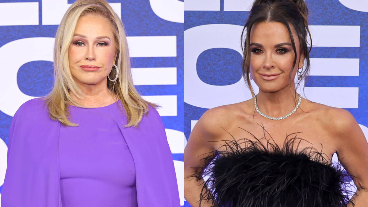 Kathy Hilton and Kyle Richards.