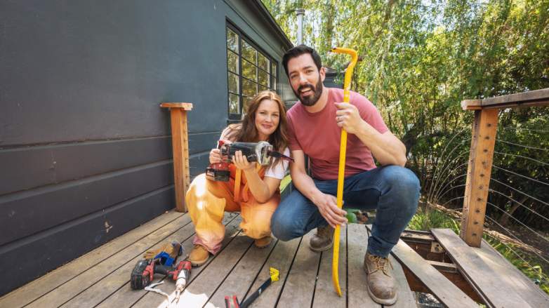 Drew Barrymore and Drew Scott