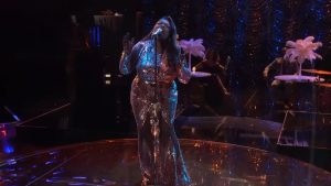 Kim Cruse performs in the semi-finals