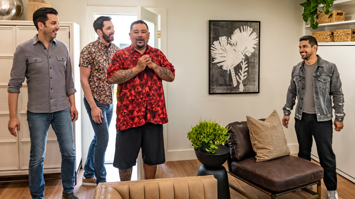 Drew and Jonathan Scott help Wilmer Valderrama surprise his best friend Tadao Salima on Celebrity IOU