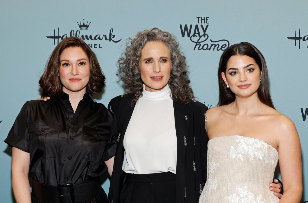 Chyler Leigh, Andie MacDowell and Sadie Laflamme-Snow
