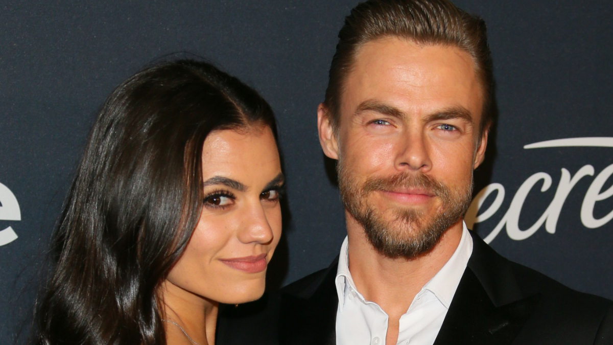 Hayley Erbert and Derek Hough.