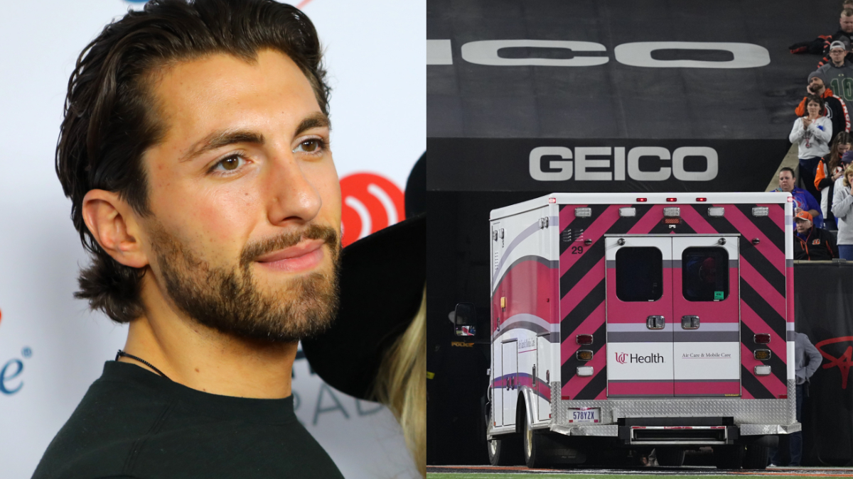 Jason Tartick and an ambulance.