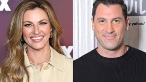 Erin Andrews and Maks Chmerkovskiy.