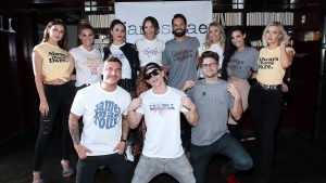 The cast of "Vanderpump Rules" in 2018.