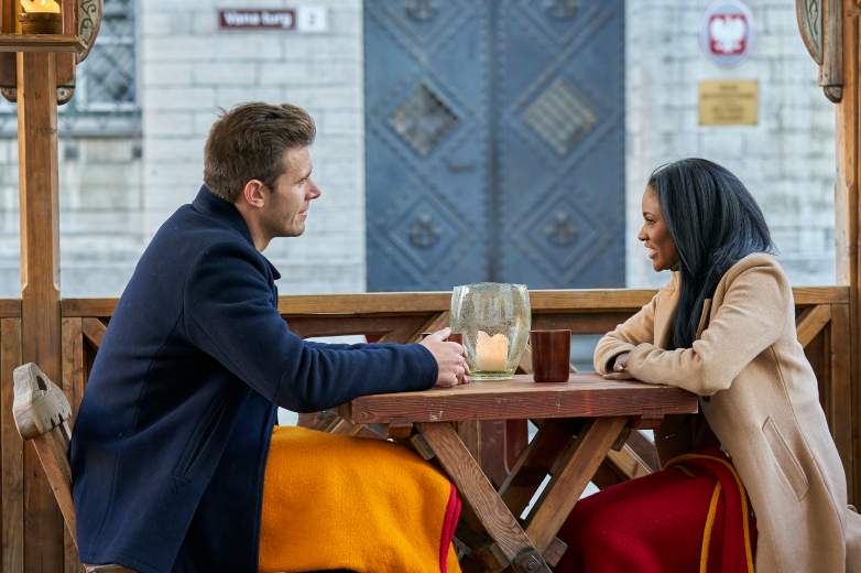 Charity Lawson and Zach Shallcross