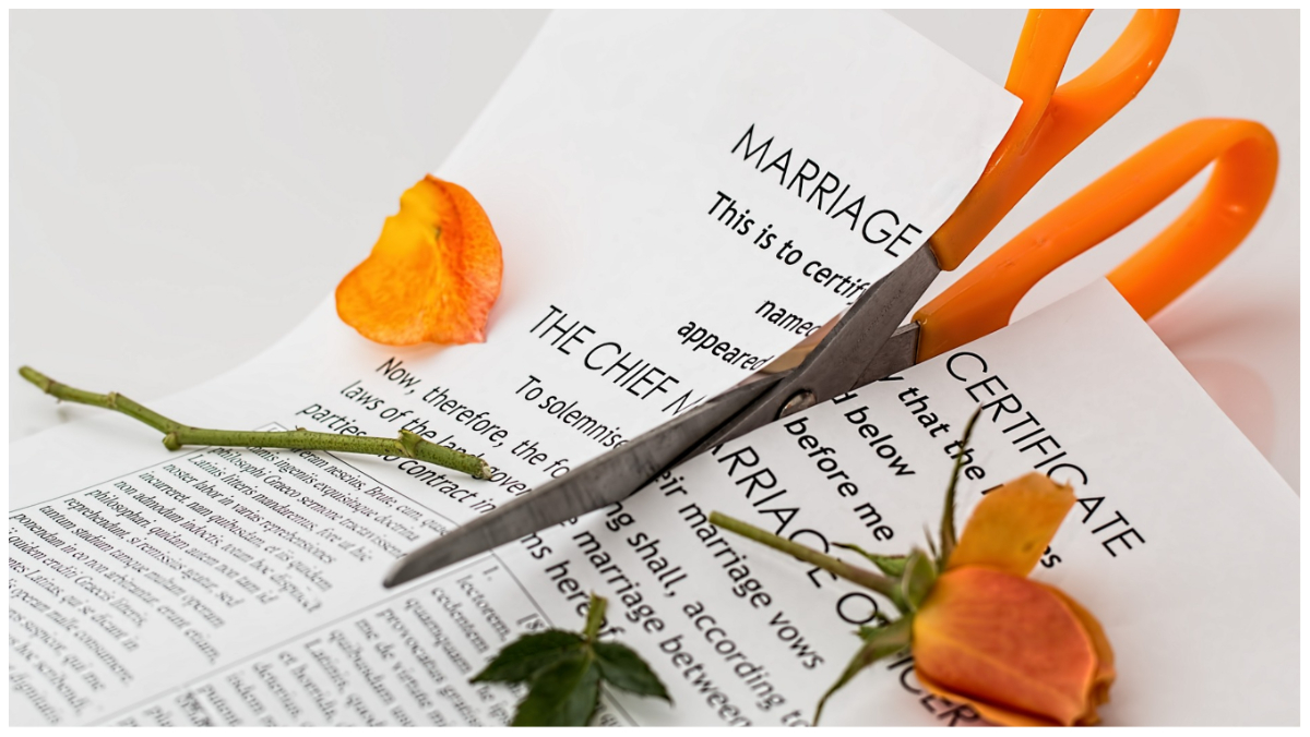 divorce papers
