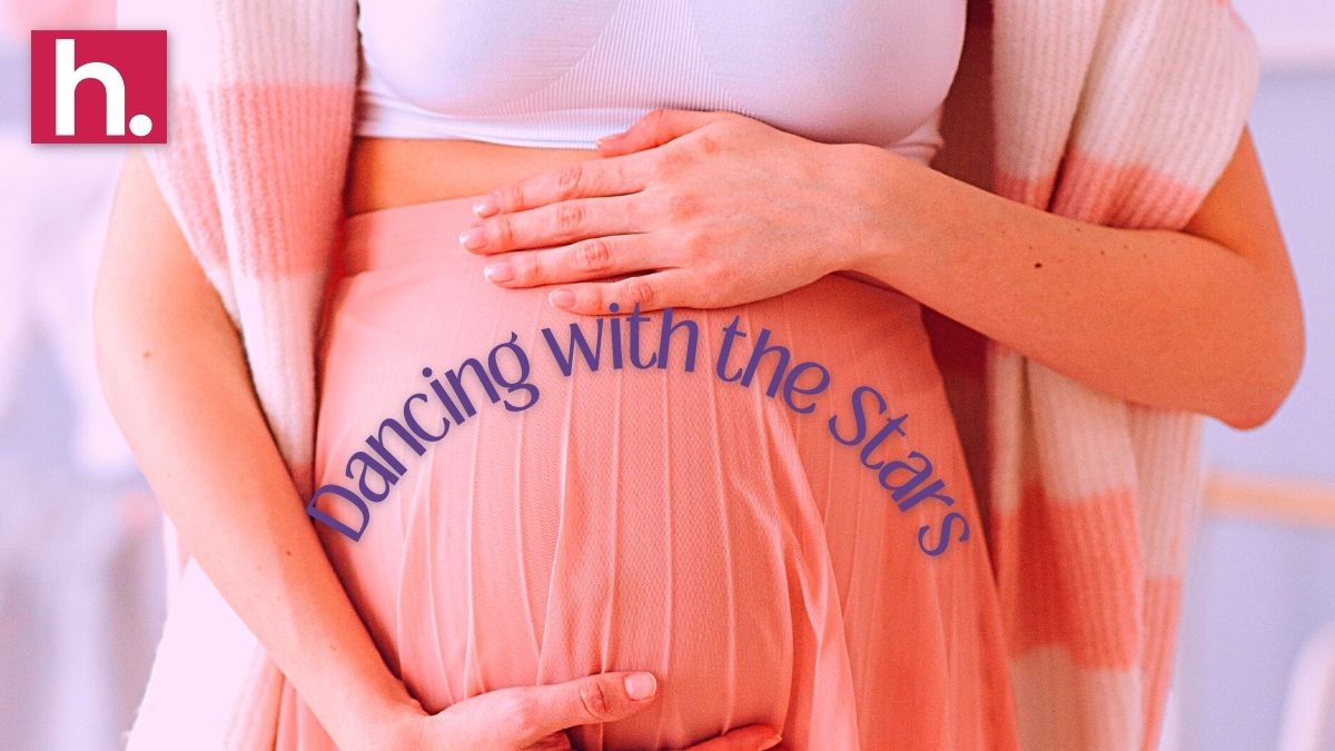 A baby bump.