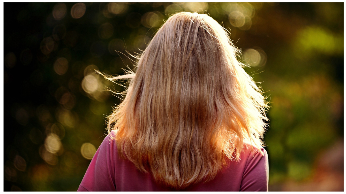 Blonde hair
