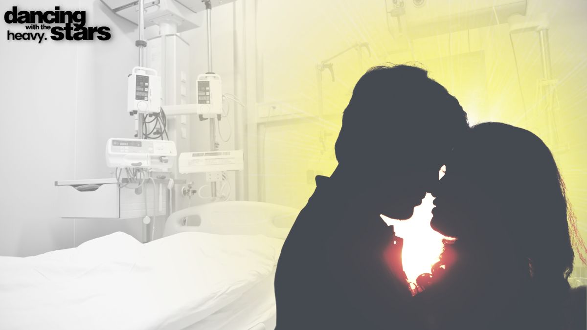 Couple in a hospital.