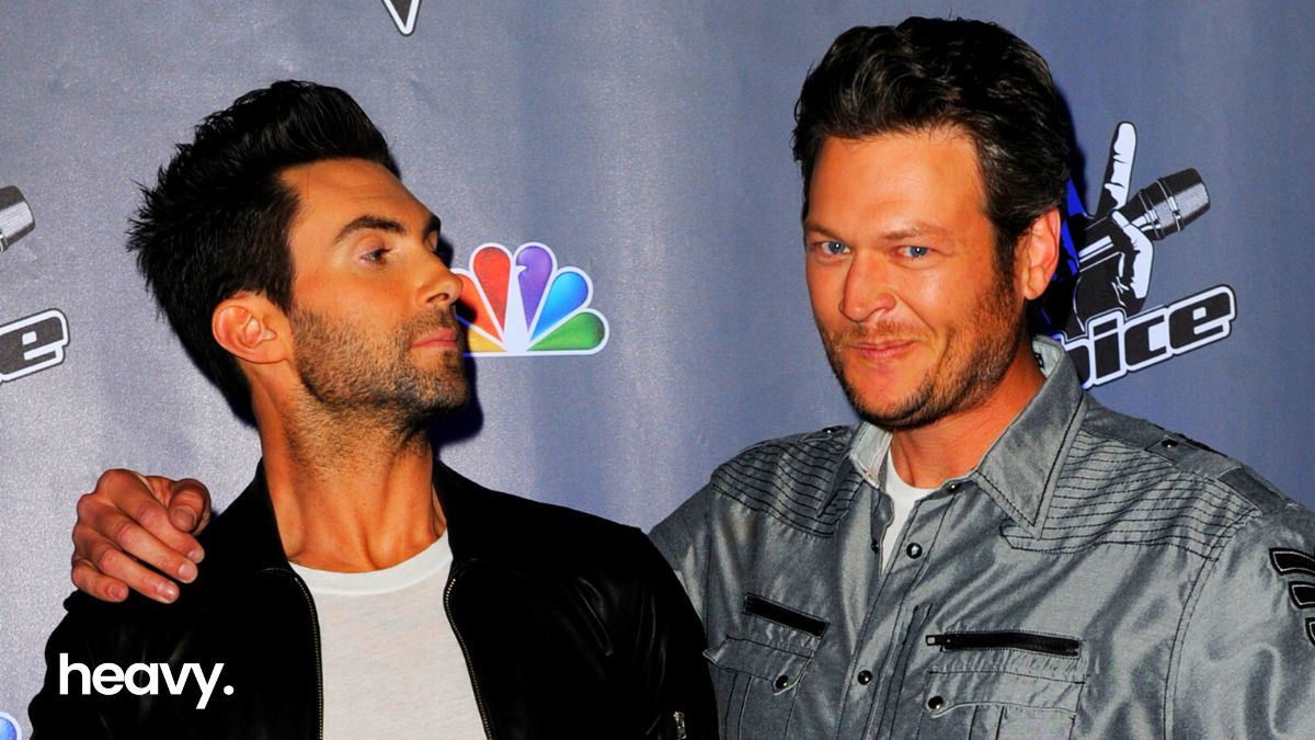 Adam Levine and Blake Shelton