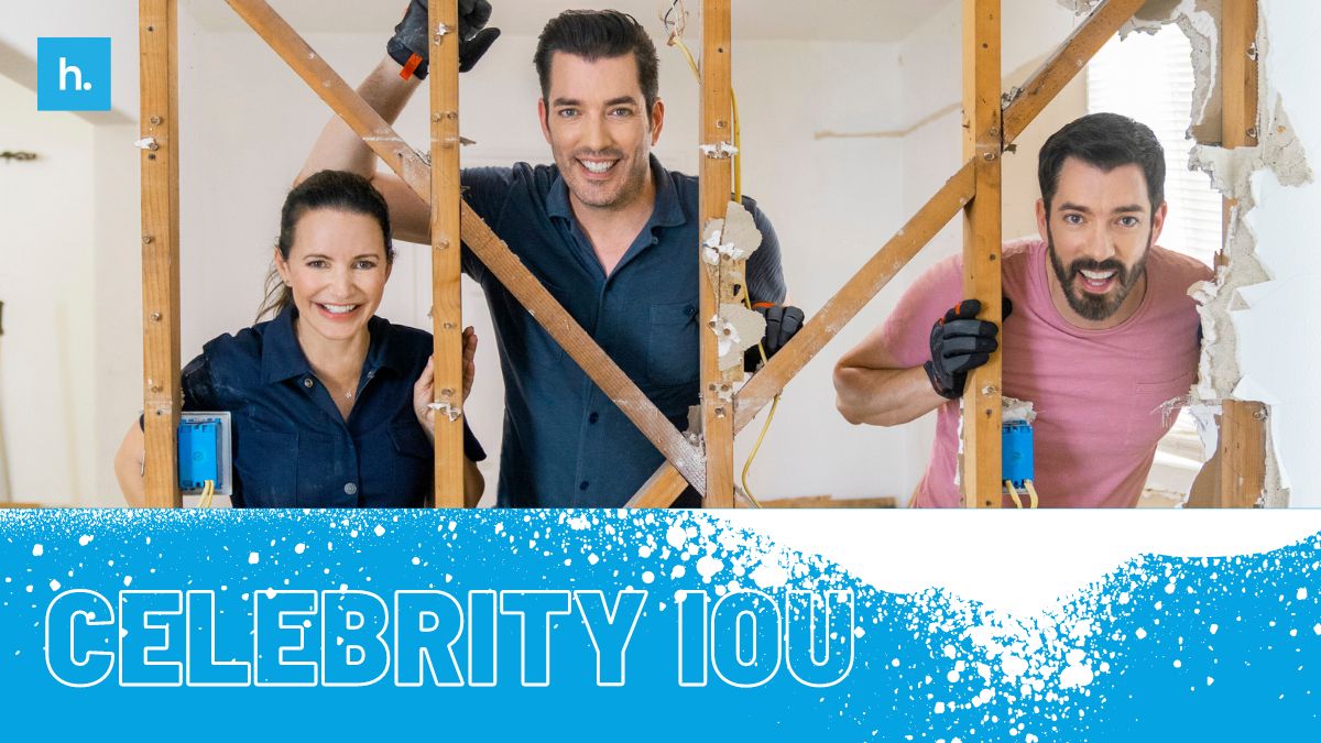 Kristin Davis joins Drew and Jonathan Scott on Celebrity IOU