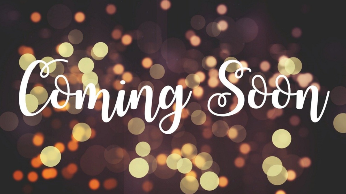 Coming Soon sign.