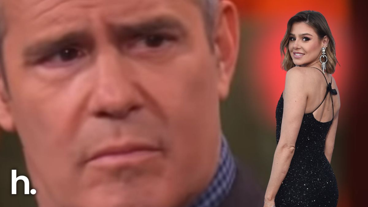 Andy Cohen and Raquel Leviss.