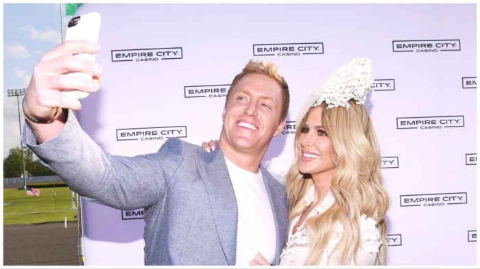 Kroy Biermann and Kim Zolciak.