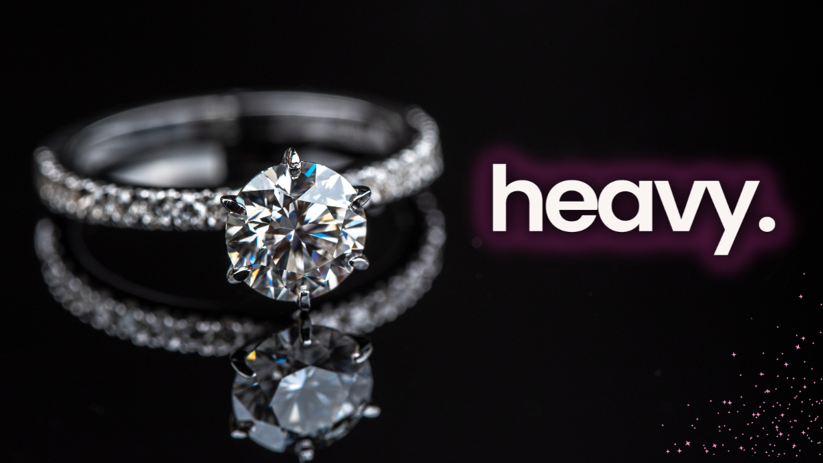 An engagement ring.