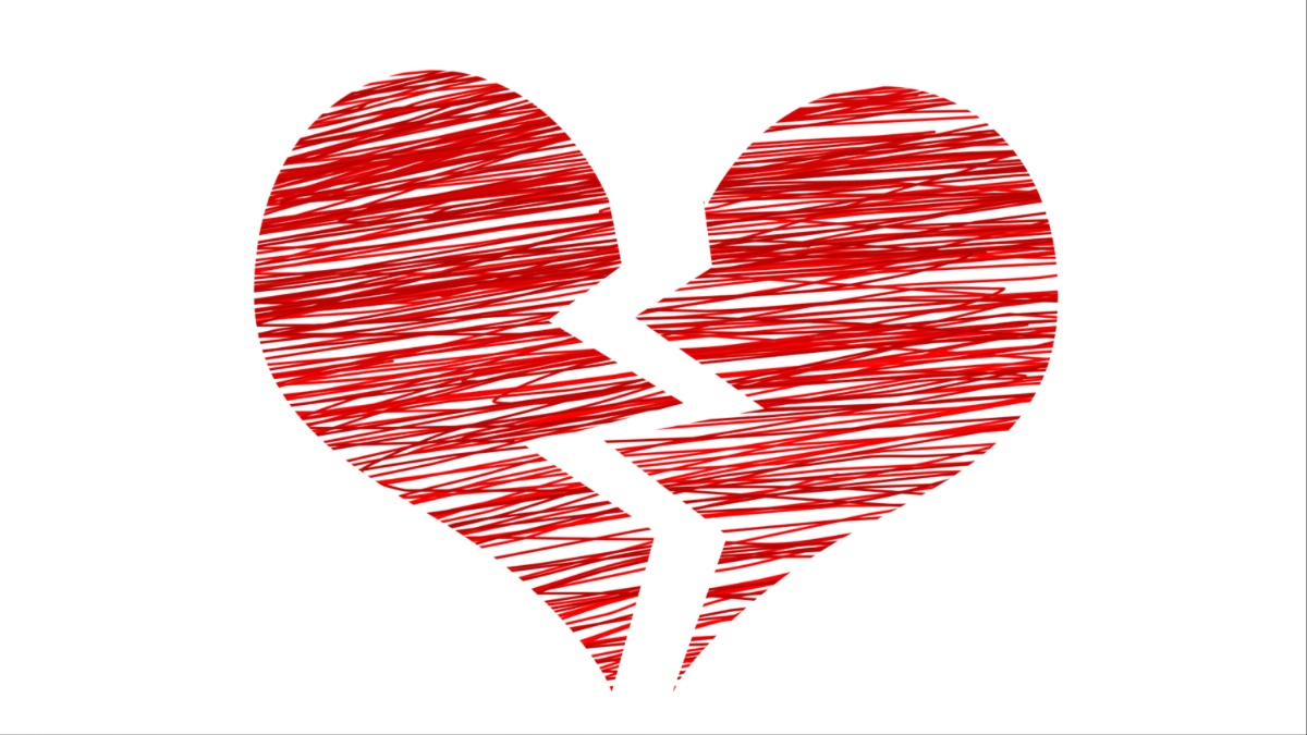 Broken heart.