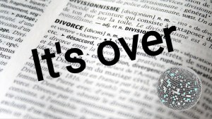 It's over text.