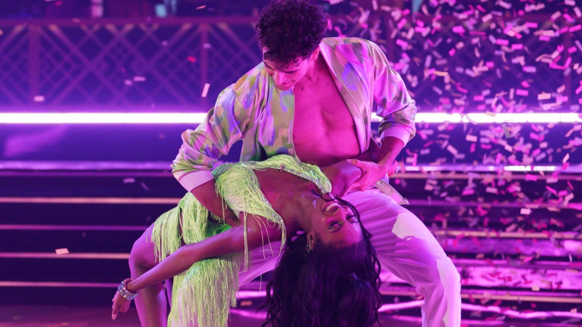 Ezra Sosa and Charity Lawson.