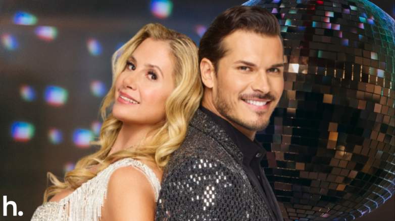 Mira Sorvino and Gleb Savchenko
