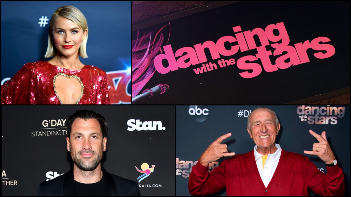 Julianne Hough, Maks Chmerkovskiy, Len Goodman.