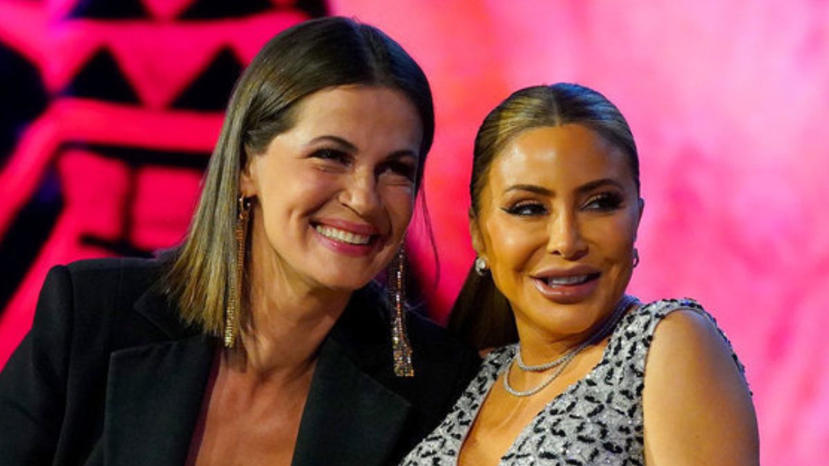 Julia Lemigova and Larsa Pippen