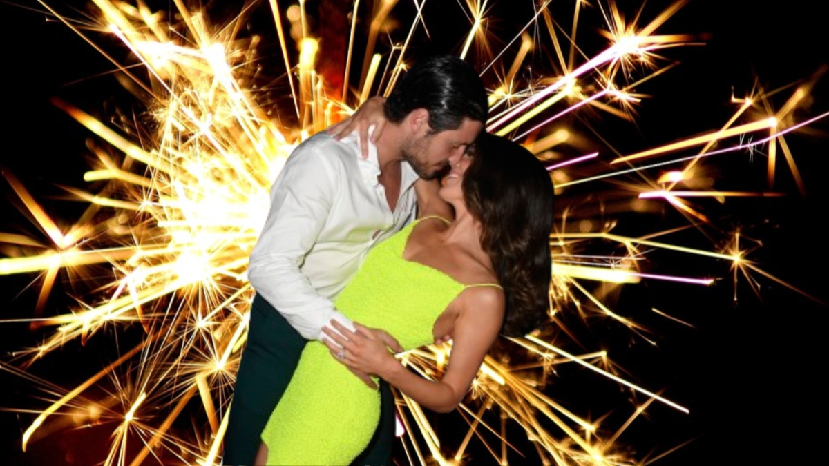 Val Chmerkovskiy and Jenna Johnson.
