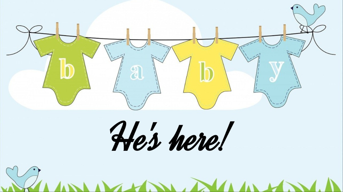 Baby signage.
