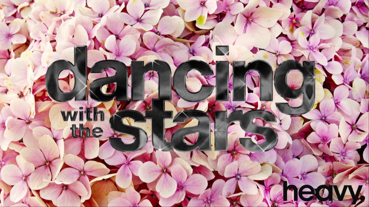 DWTS logo on flowers.