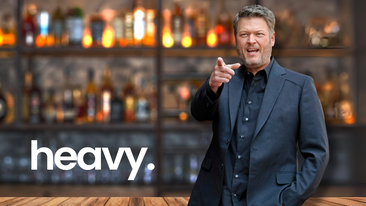 Blake Shelton at his Hollywood Walk Of Fame ceremony.