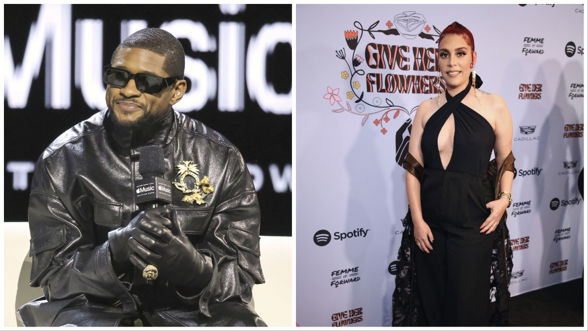 Jennifer Goicoechea, usher girlfriend