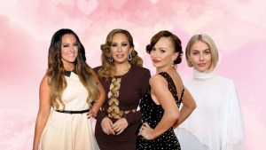 Lacey Schwimmer, Cheryl Burke, Karina Smirnoff, andJulianne Hough.