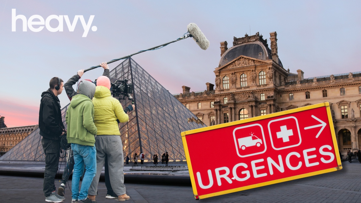 Film crew in France