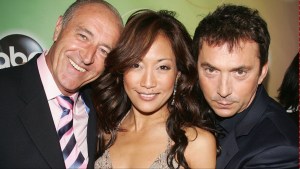 Len Goodman, Carrie Ann Inaba, and Bruno Tonioli.