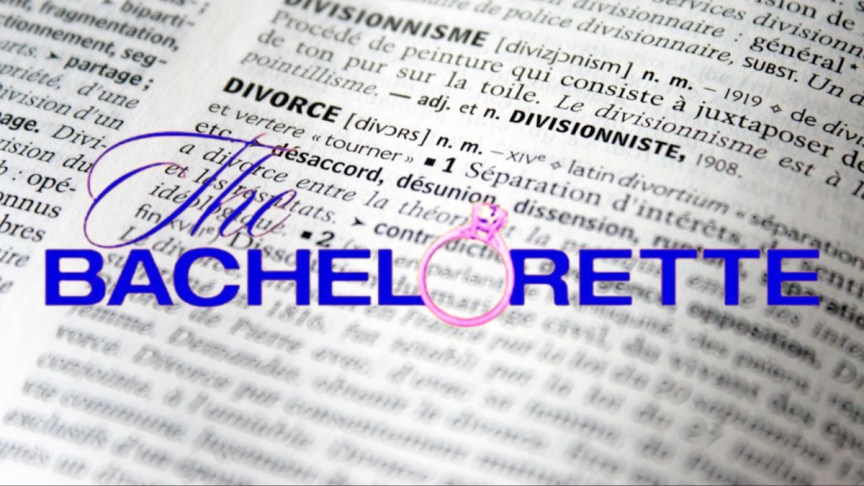 "The Bachelorette" logo.