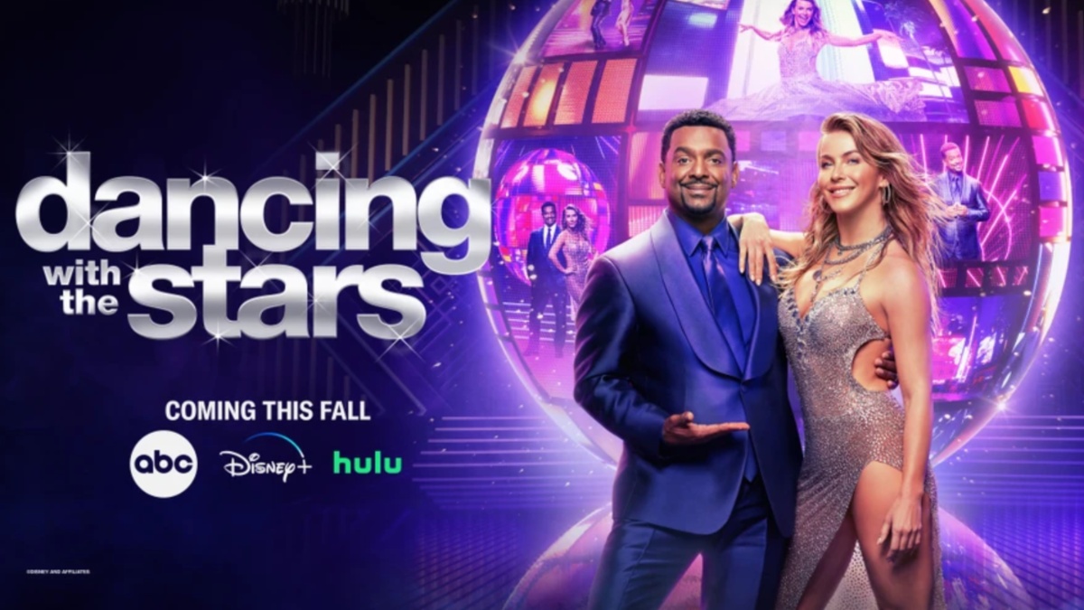 Alfonso Ribeiro and Julianne Hough.