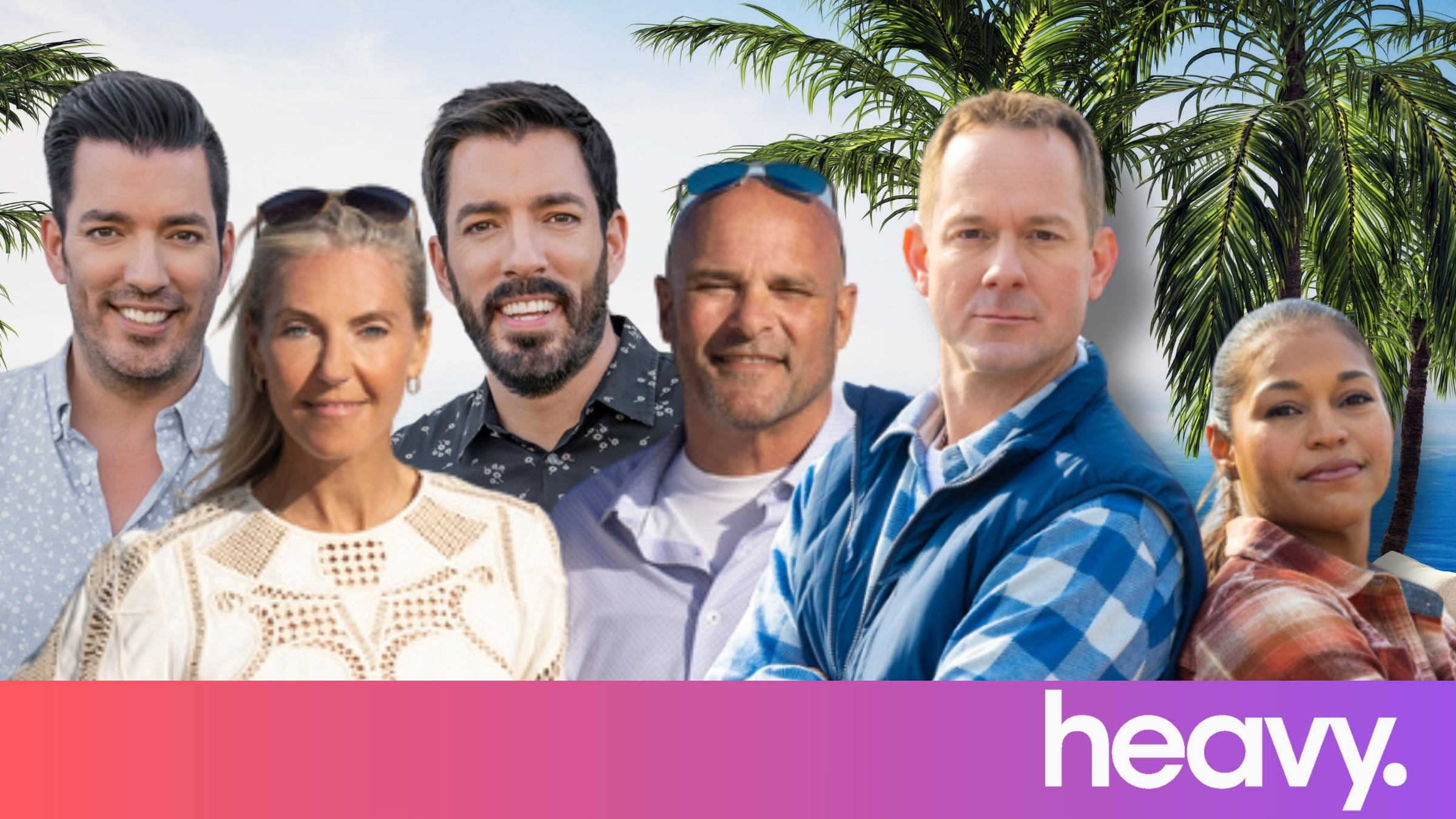 Jonathan Scott, Sarah Baeumler, Drew Scott, Bryan Baeumler, Brian and Mika Kleinschmidt