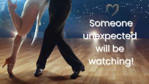 Dancers in a ballroom.